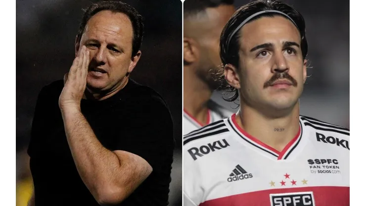Fotos: Rubens Chiri / saopaulofc.net / Divulgação - Ceni e Neves: técnico abriu o jogo sobre situação do volante do São Paulo