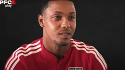 Reprodução/São Paulo YouTube. David é apresentado no São Paulo