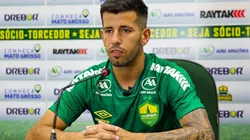 Foto: AssCom Dourado - Ceppelini foi apresentado no Cuiabá nesta quarta-feira (18)