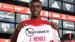 Méndez se apresentando no São Paulo - Foto: Site oficial do São Paulo