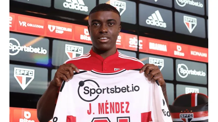 Méndez se apresentando no São Paulo - Foto: Site oficial do São Paulo