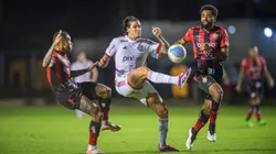 Pedro jogador do Flamengo durante partida contra o Vitoria no estadio Barradao pelo campeonato Brasileiro A 2024.