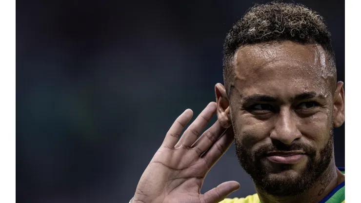 Pedro Martins/AGIF - Neymar pela Seleção Brasileira.