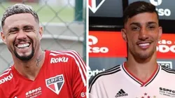 Rato e Pedrinho com a camisa do São Paulo - Foto: Site oficial do São Paulo