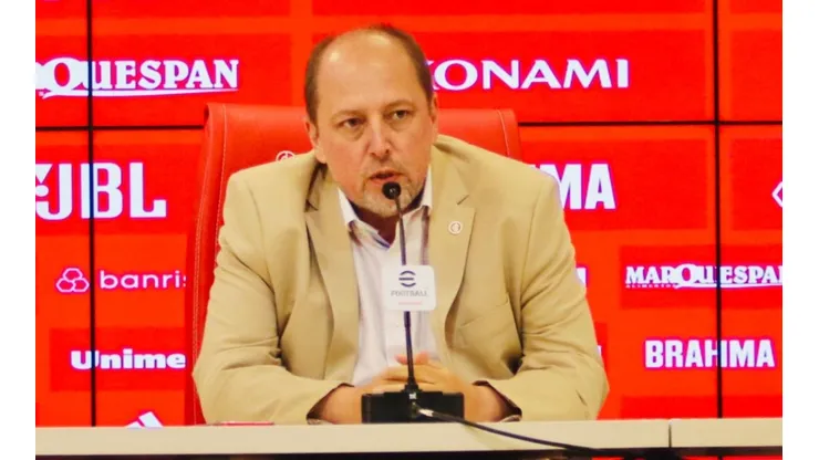 Foto: Ricardo Duarte/Internacional/Divulgação - Alessandro Barcellos: presidente do Inter pode vender titular em breve