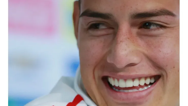 Foto: Elizabeth Fuentes/Agencia Uno/AGIF - James Rodríguez hoje defende o Olympiacos, da Grécia
