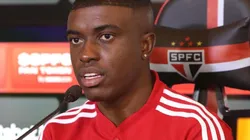 Foto: Divulgação/São Paulo - Jhegson Méndez: volante foi apresentado como reforço do Tricolor