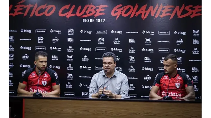 Foto: Ingryd Oliveira/ACG - Rodrigo Soares foi apresentado no Atlético-GO