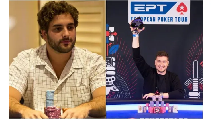 João Simão e Rodrigo Selouan arrumaram boas premiações no poker online (Fotos: Jamie Thomson/PokerNews e Tomas Stacha/PokerStars)
