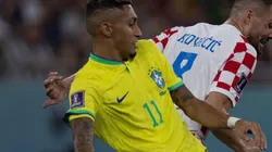 Pedro Martins/AGIF - Raphinha pela Seleção.