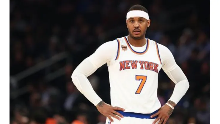 Melo quando atuava pelo Knicks, em 2017