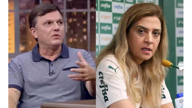 Fotos: Reprodução e Fabio Menotti/Palmeiras/Divulgação - O comentarista afirmou que o Palmeiras deveria topar a proposta