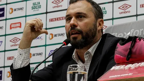 Foto: Lucas Merçon/Fluminense FC/Divulgação -Mário Bittencourt: presidente não facilita e Flu já fez contraproposta