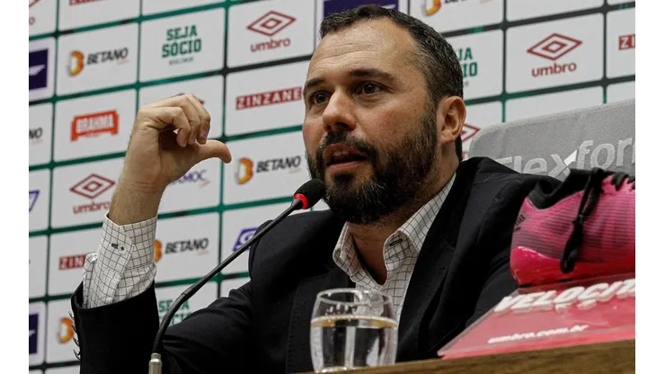 Foto: Lucas Merçon/Fluminense FC/Divulgação -Mário Bittencourt: presidente não facilita e Flu já fez contraproposta