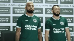 Foto: Rosiron Rodrigues/GEC/ "Projeto de ser campeão..."; Sander e Felipe são apresentados no Goiás após longa temporada em times da Série A e B.