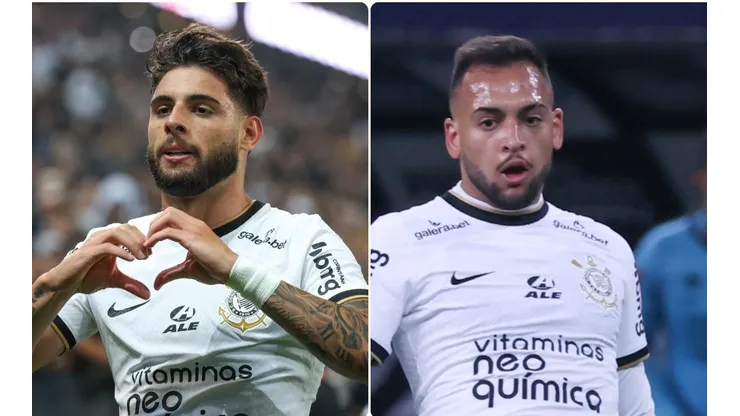 Fotos: Marcello Zambrana/AGIF - Yuri Alberto e Maycon: atacante e volante estão garantidos no Corinthians para 2023