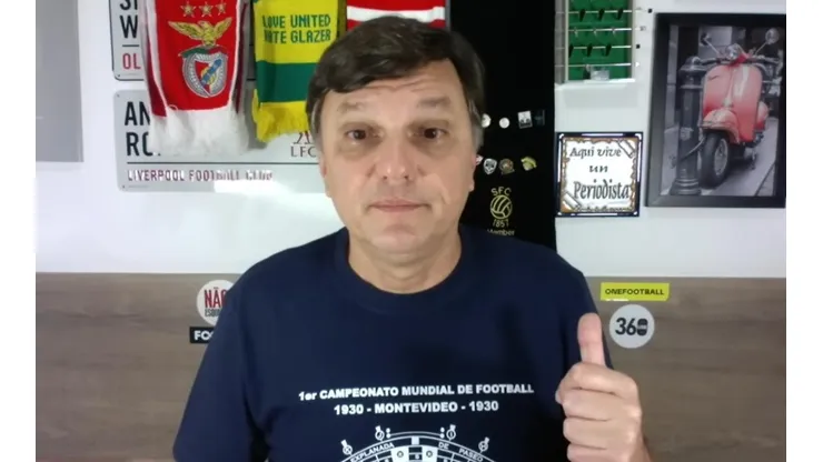 Foto: Reprodução/YouTube - Mauro Cezar Pereira: jornalista saiu em defesa do novo contratado do Flamengo