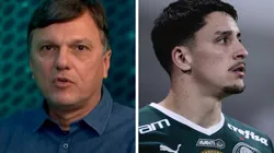 Fotos: Reprodução/JP e Ettore Chiereguini/AGIF - Mauro Cezar usou exemplo de Piquerez para explicar postura do Palmeiras no mercado