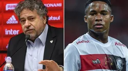 Fotos: Rubens Chiri/São Paulo/Divulgação e Thiago Ribeiro/AGIF - Casares e Endrick: presidente quer entender saída de jovem do São Paulo
