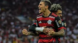 Foto: Marcelo Cortes/CRF - Gabigol e Pedro marcaram mais de 50 gols juntos em 2022.