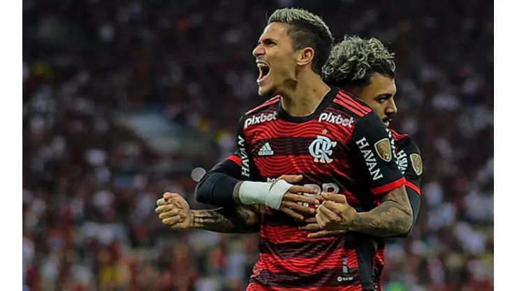 Foto: Marcelo Cortes/CRF - Gabigol e Pedro marcaram mais de 50 gols juntos em 2022.