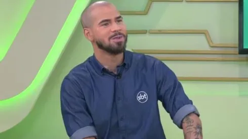 Lucas Pedrosa durante programa pelo SBT. Imagem: Reprodução/SBT