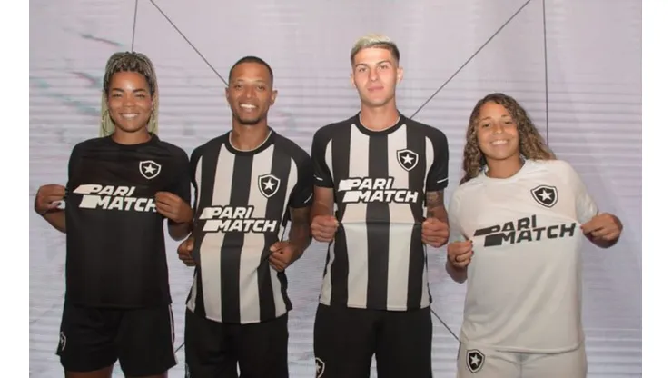 Divulgação/Botafogo. Parimatch é a nova patrocinadora master do Botafogo