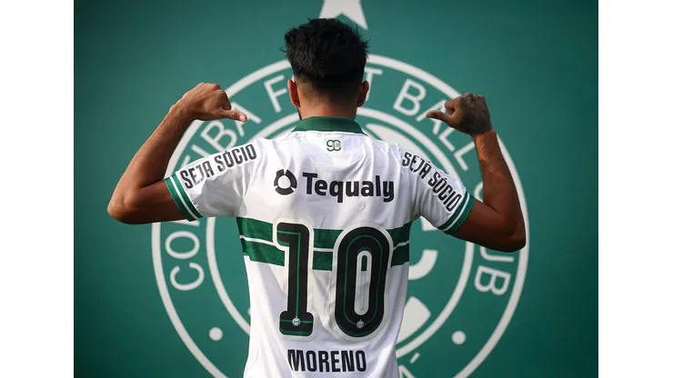 Foto: Divulgação/Coritiba - Moreno chegou ao Couto Pereira por um contrato de uma temporada