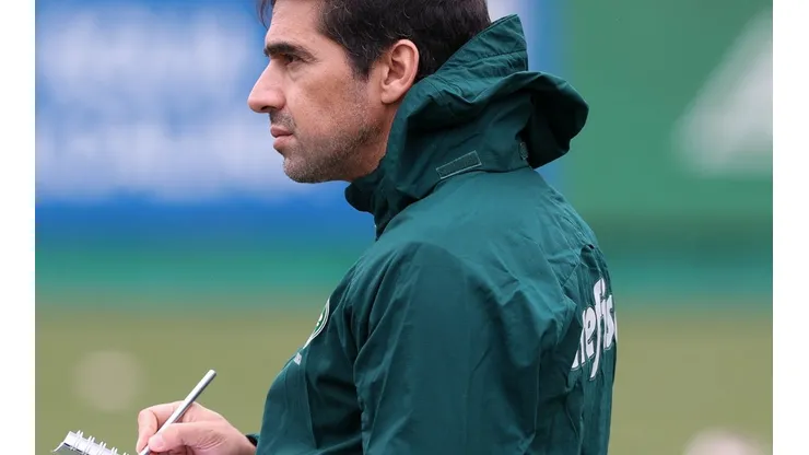 Foto: Cesar Greco/Palmeiras/by Canon - Abel acompanhou o jogo-treino do Palmeiras nesta 5ª