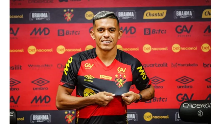 Igor Cariús foi apresentado pelo Sport Recife - Foto: Site oficial do Sport Recife
