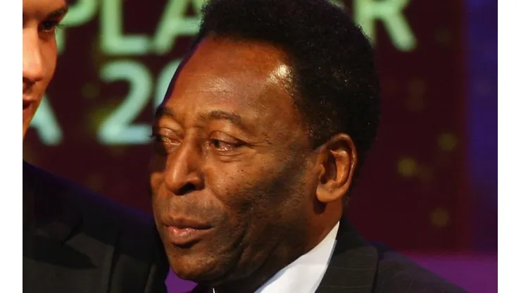 Getty Images/Michael Steele - Pelé recebe homenagem na Copinha