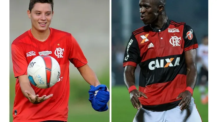 Agif/Fabio Castro e Agif/Fernando Soutello - Adryan e Vini Jr surgiram na Copinha