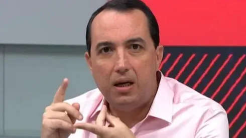 Foto: Reprodução/Sportv – Cereto ficou indignado com a postura do Flamengo.