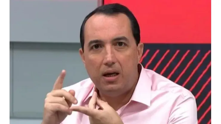 Foto: Reprodução/Sportv - Cereto ficou indignado com a postura do Flamengo.