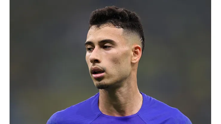 Julian Finney / Equipe / Getty Images - Martinelli pela Seleção.