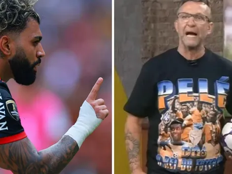 Neto defende Pelé e faz cobrança ao vivo a Gabigol