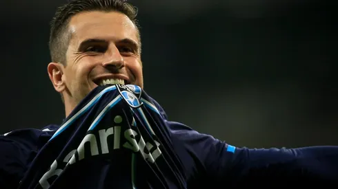 Marcelo Grohe, ex-Grêmio, chegou a ter salários acertados em 2024 com o Santos - Foto: Thomas Santos/AGIF