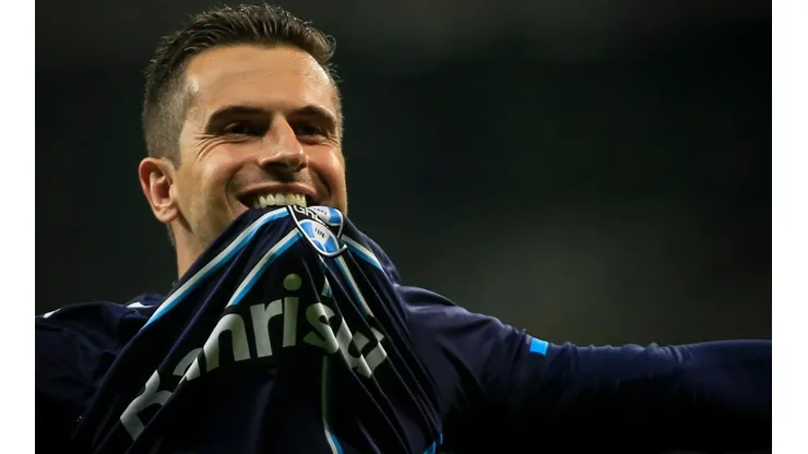 Marcelo Grohe, ex-Grêmio, chegou a ter salários acertados em 2024 com o Santos - Foto: Thomas Santos/AGIF