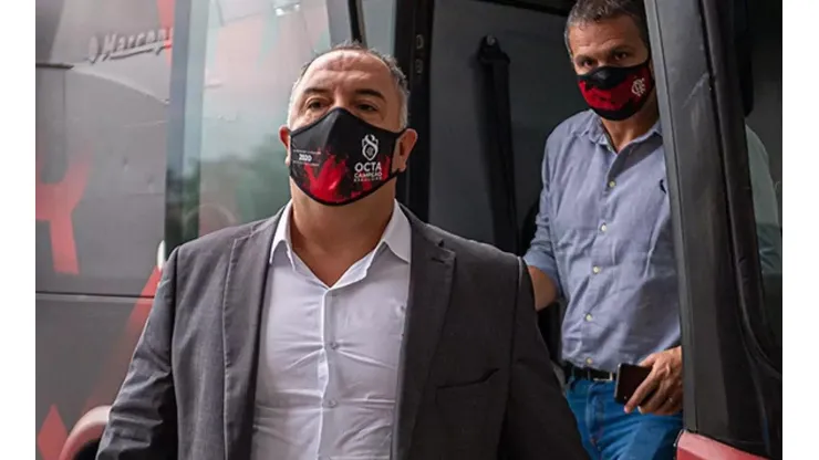 Foto: Paula Reis / Flamengo / Divulgação - Braz e Spindel: dupla tem novo alvo na mira