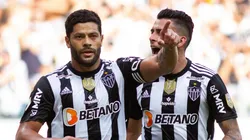 MG - Belo Horizonte - 01/10/2022 - BRASILEIRO A 2022 ATLETICO -MG X FLUMINENSE - Hulk jogador do Atletico-MG comemora seu gol durante partida contra o Fluminense no estadio Mineirao pelo campeonato Brasileiro A 2022. Foto: Fernando Moreno/AGIF