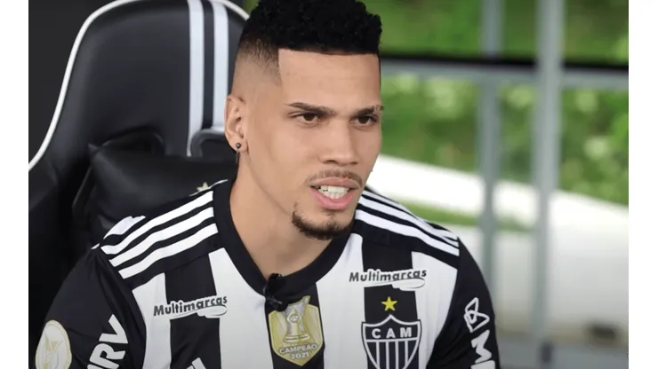 Reprodução/Galo TV YouTube. Paulinho já treina com o elenco do Atlético-MG