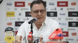 Presidente do Santos, Marcelo Teixeira divulga quitação de dívida milionária. Foto: Reinaldo Campos/AGIF