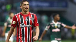 Pablo Maia atuando contra o Palmeiras.