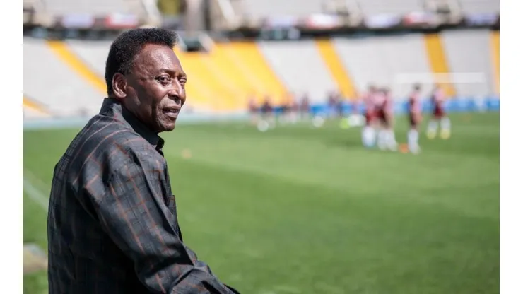 Xavi Torrent/Getty Images for Pele/ Neymar, Messi, Mbappé e + craques da atualidade prestam homenagem ao Rei Pelé.