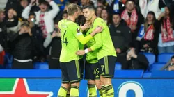 Juan Manuel Serrano Arce/Getty Images/ "Ele já não está mais aqui"; Eriksen se pronuncia sobre saída de CR7 do Manchester United.