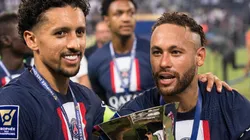 Getty Images/Amir Levy - Neymar faz jogada linda no PSG