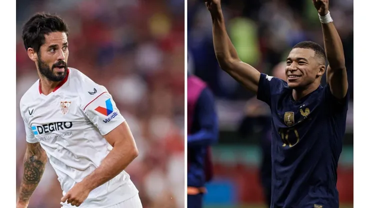 Getty Images/Fran Santiago e Agif/Pedro Martins - Isco e Mbappé viram assunto na Europa