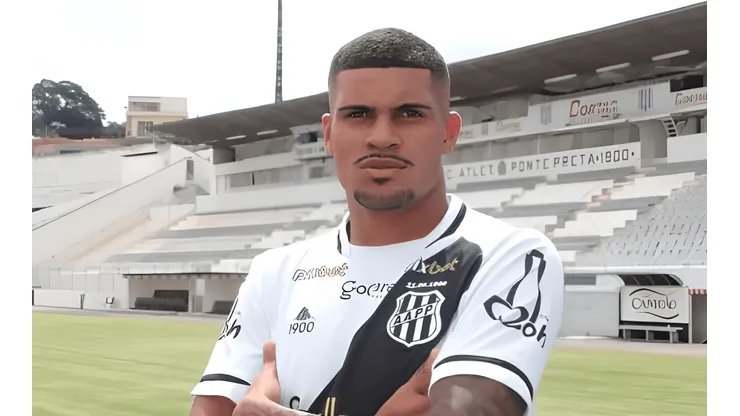 Foto: Diego Almeida/PontePress - Jeh é um dos reforços da Ponte Preta para 2023