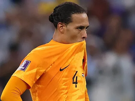 Van Dijk tem problemas para superar lance específico contra Argentina de Messi