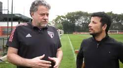 Foto: Reprodução André Hernan/YouTube - Julio Casares e André Hernan